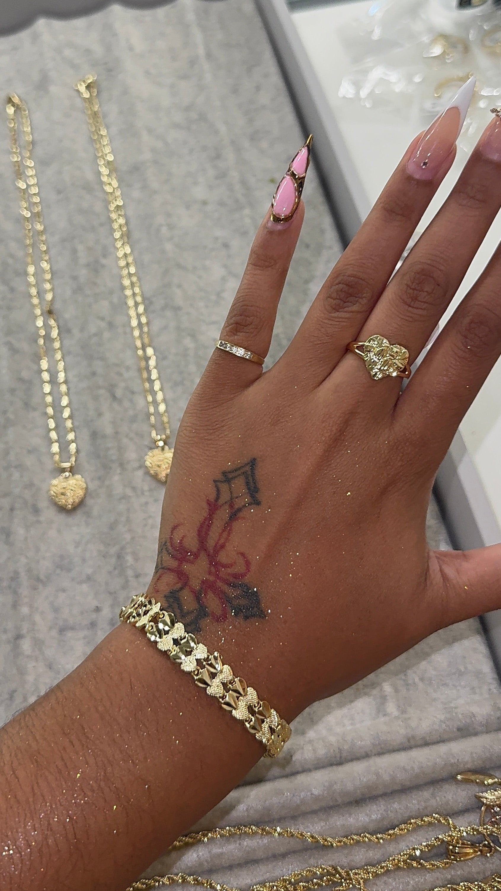 Heart Nugget Ring