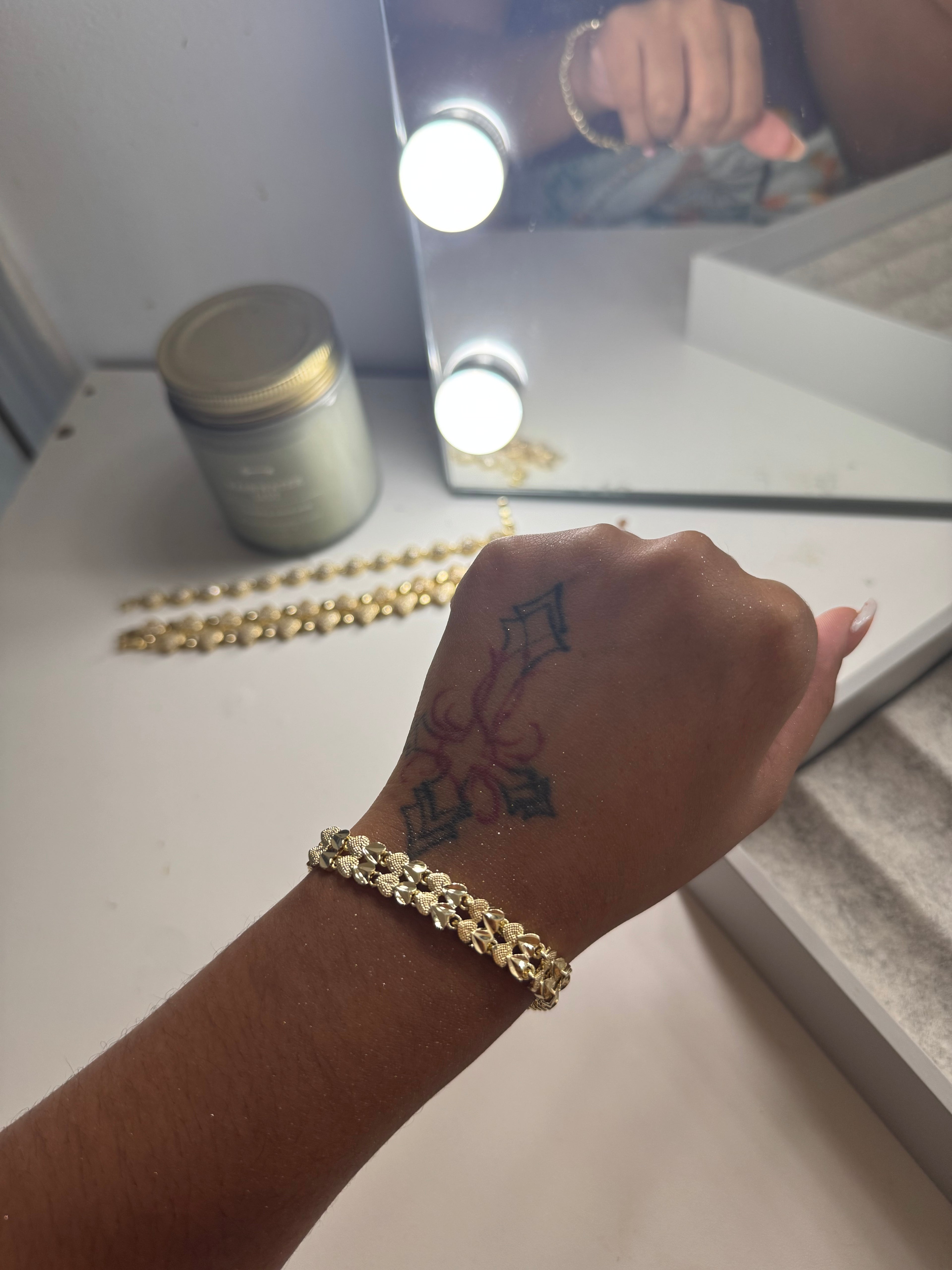 Heart Stack Bracelet